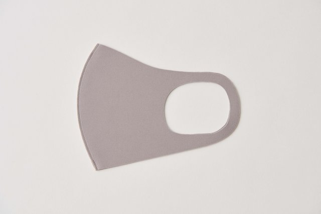 マスク　ココア（ロゴプリントなし）