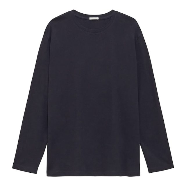 ソフトコットンクルーネックT(長袖)