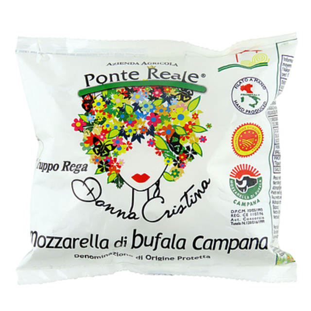 イタリア ドンナ クリスティーナ モッツァレラ ディ ブフォラDOP 125g