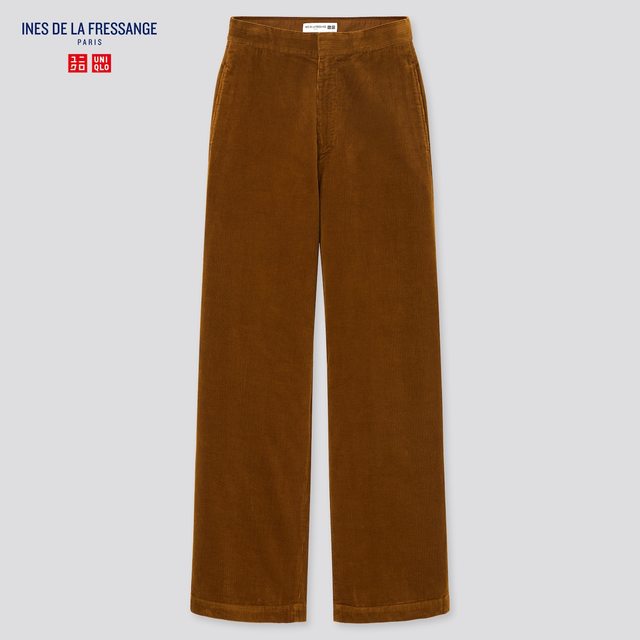 コーデュロイワイドパンツ