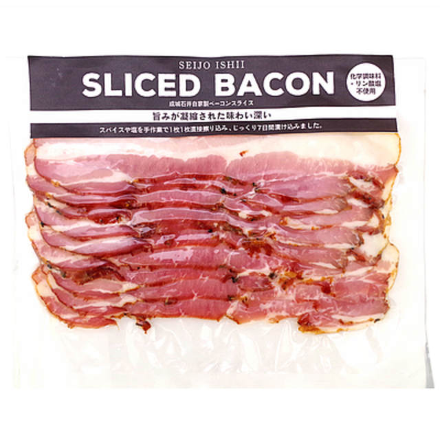 成城石井自家製 7日間漬け込んだベーコンスライス 200g