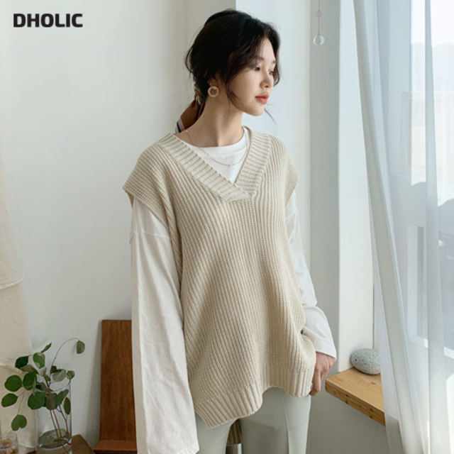 アンバランスロングベスト