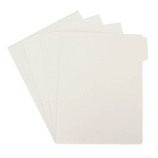 発泡ポリプロピレン個別フォルダ Ａ４用・４枚組・ホワイトグレー