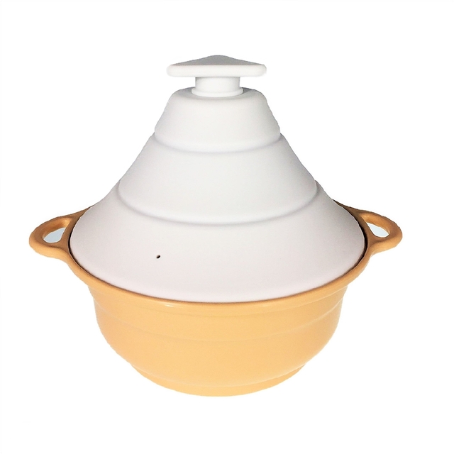 レンジで楽チン シリコンスチーマータジン オレンジ