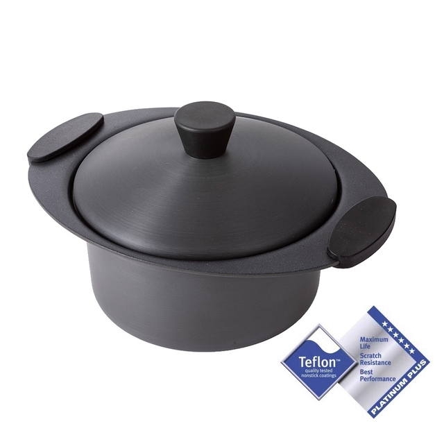 【2020秋冬】焦げ付きにくい土鍋風アルミ鍋 18cm