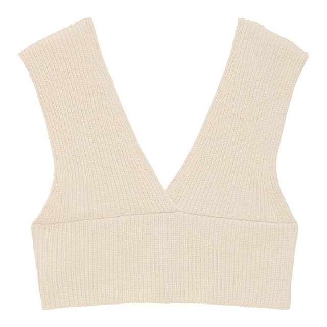 2WAYレースアップニットビスチェ