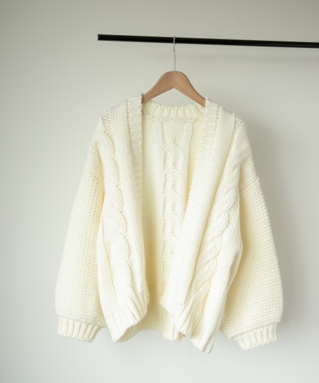 １．５Ｇケーブルカーディガン