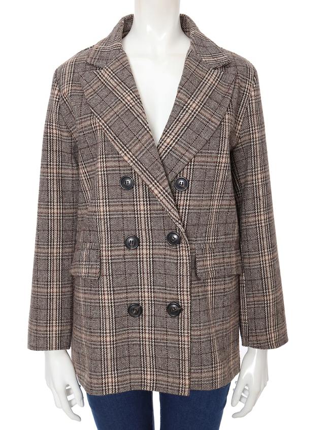 チェックテーラードジャケット