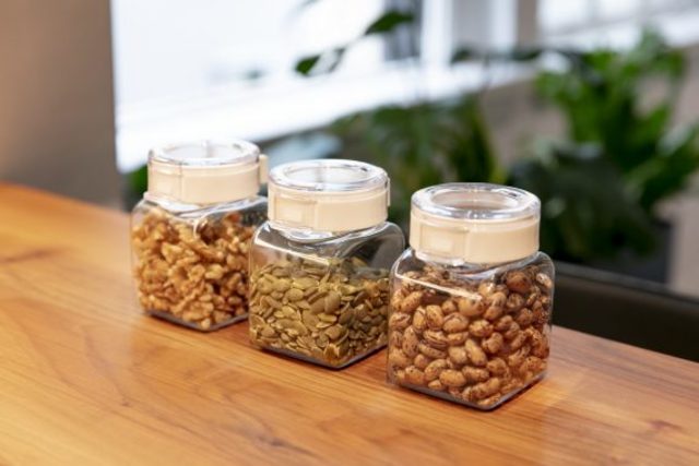 フレッシュロック グリーン角型 300ml