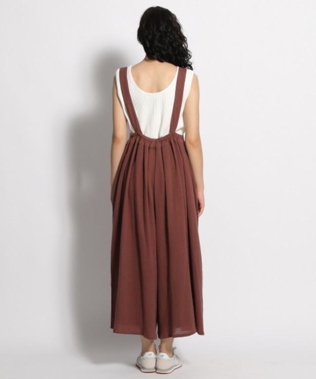 楊柳ギャザーサロペット