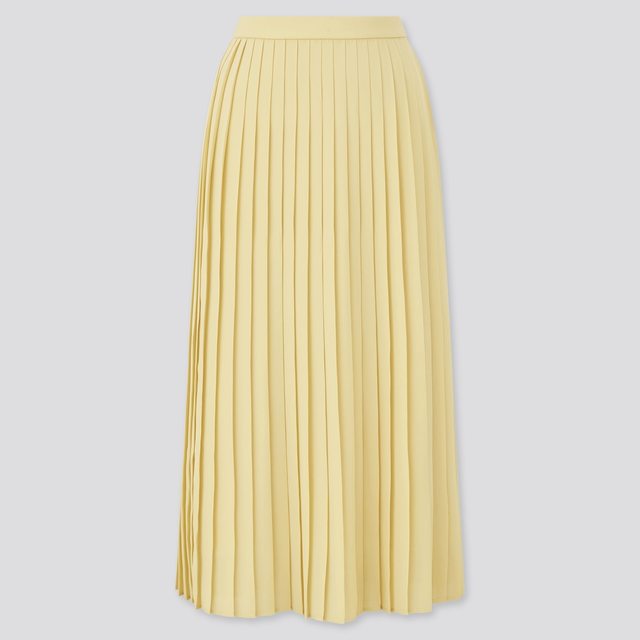 シフォンプリーツロングスカート(丈標準80~84cm)