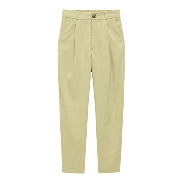 ライトコーデュロイタックテーパードパンツ