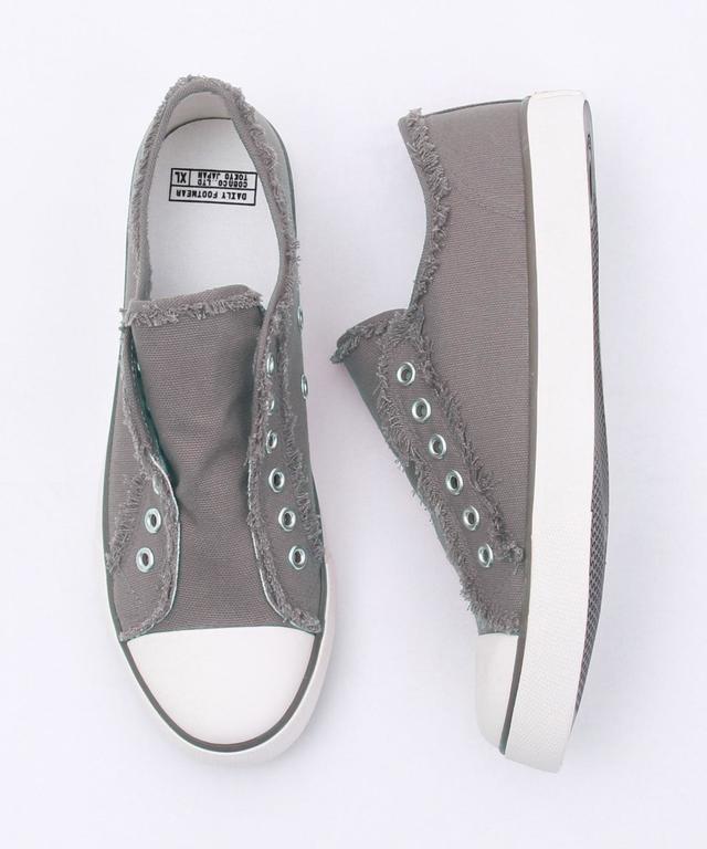 【WEB限定カラー】撥水キャンバススリッポン（スニーカー）