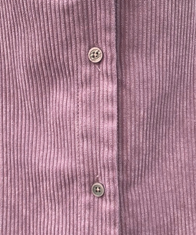 コーデュロイシャツワンピース