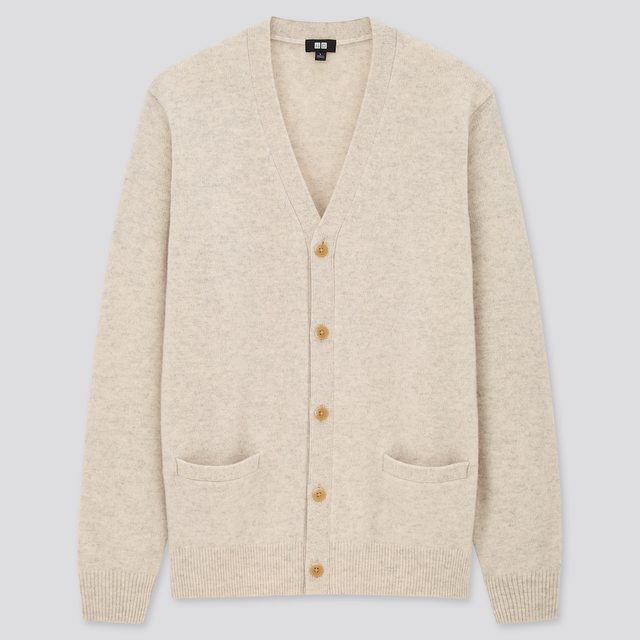 プレミアムラムVネックカーディガン