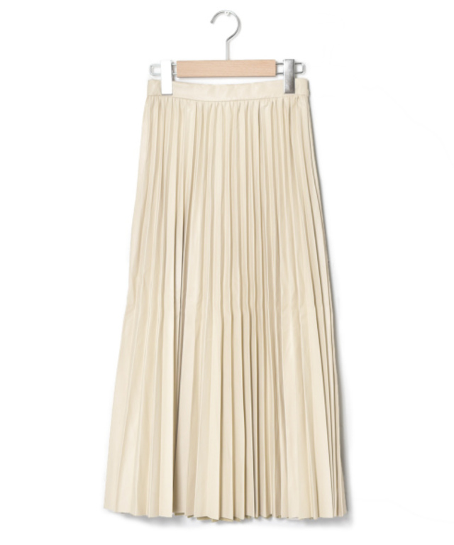 エコレザープリーツスカート