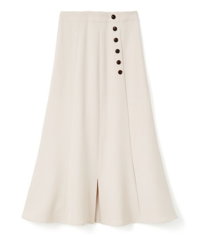 フロントスリットフレアスカート