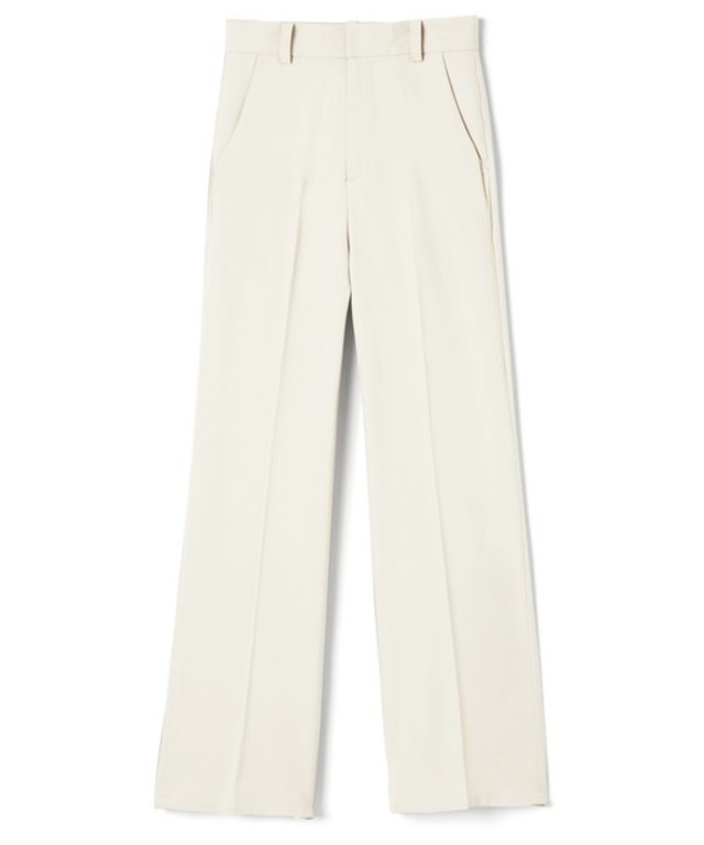 センタープレスストレートパンツ