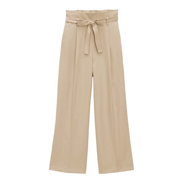 ベルトタックストレートパンツ