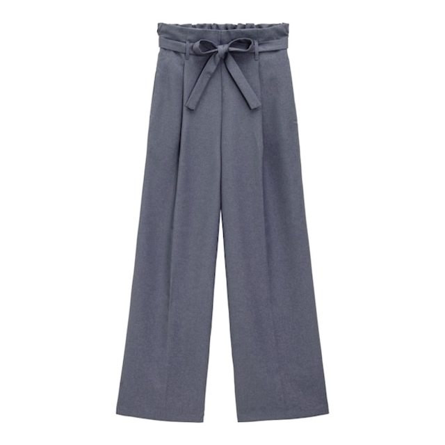 ベルトタックストレートパンツ+EC(股下75.5cm)