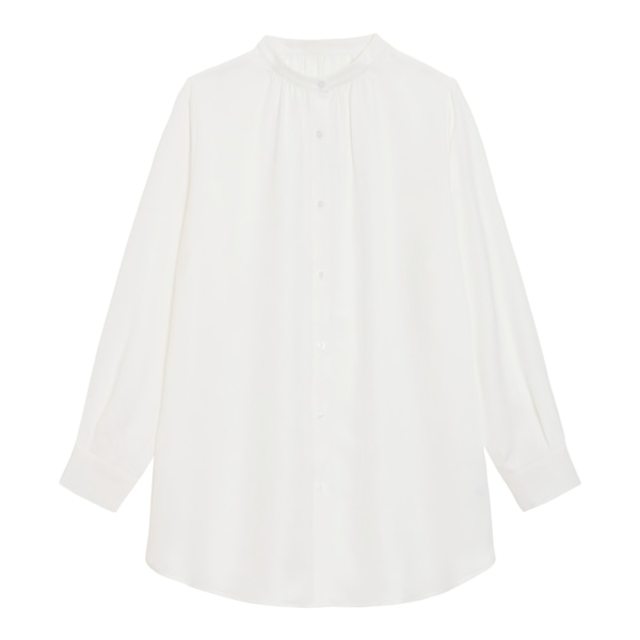 バンドカラーロングシャツ(長袖)