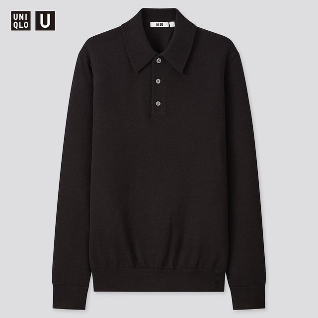 メリノブレンドポロセーター（長袖）