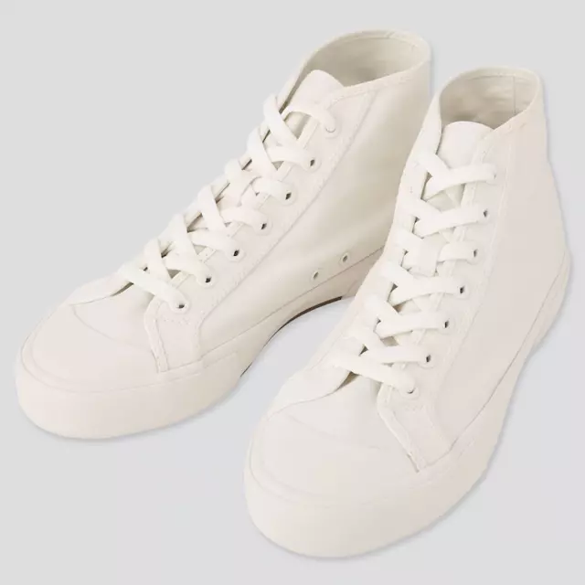 コットンキャンバスハイカットスニーカー