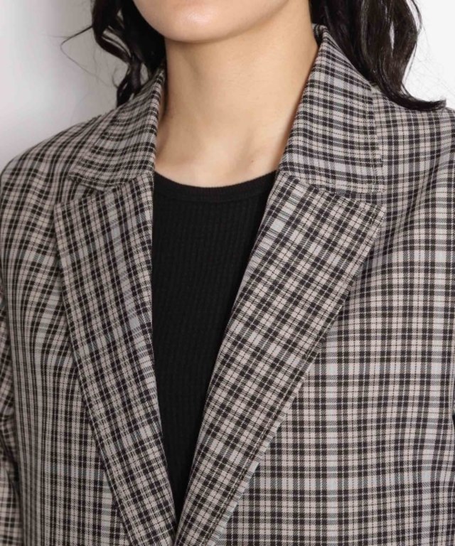 ハンサムトラッドチェックジャケット