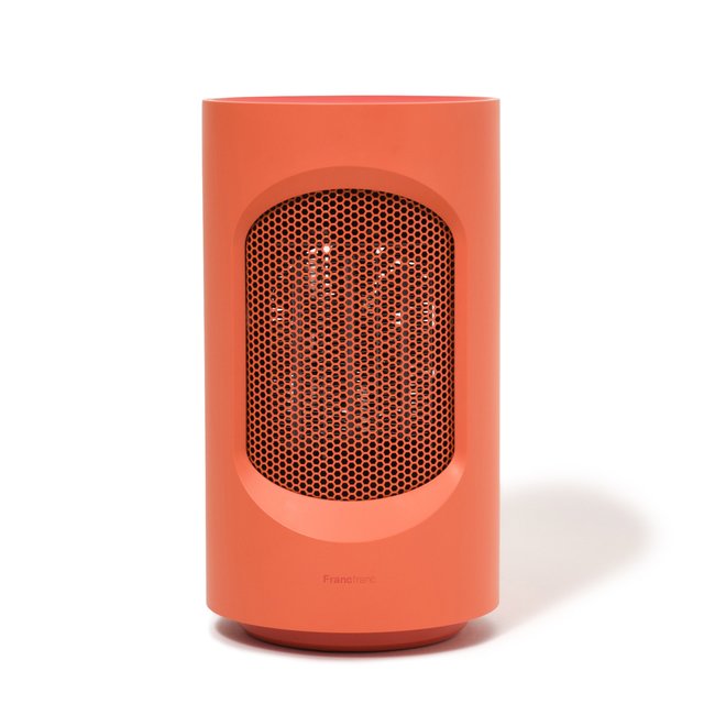 セルカ 首振り付きミニファンヒーター（オレンジ）