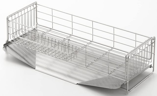 日本製 水切りラック シンクサイド 幅の広がる 水切り 深型 20~37×57cm