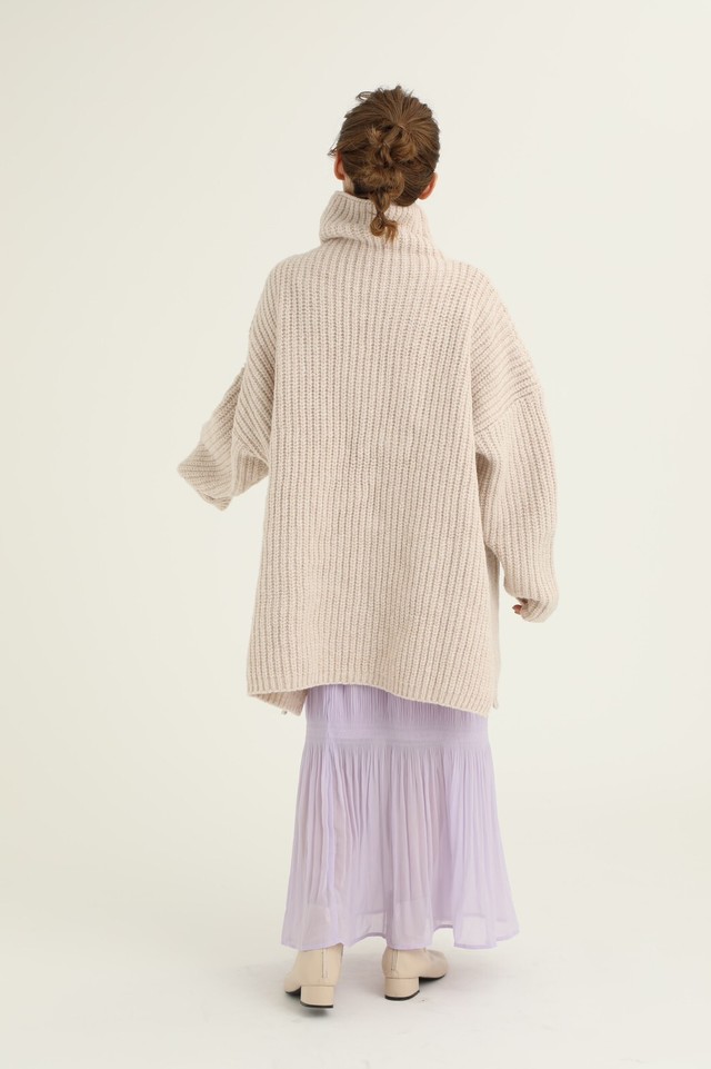 オーバーサイズロングタートル