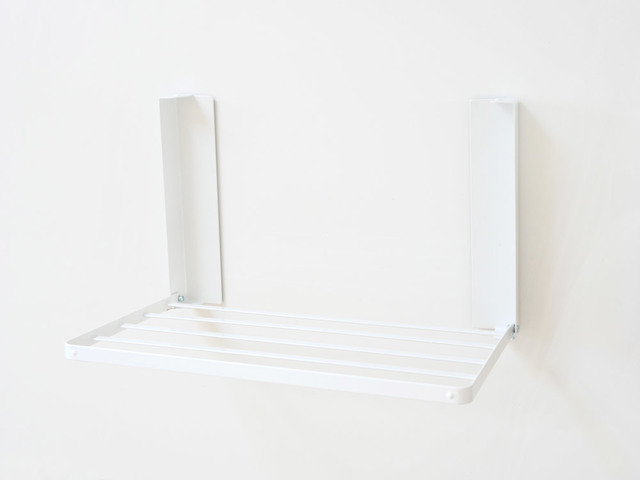 洗濯機横マグネット折り畳み棚