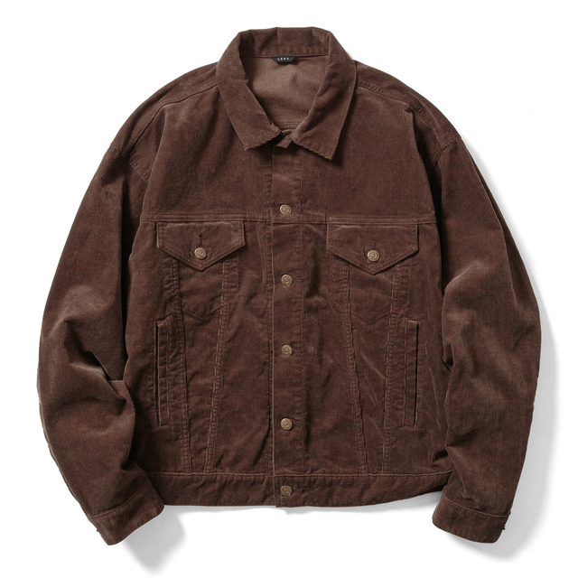 【UNISEX】CORDUROY BIG TRUCKER JACKET