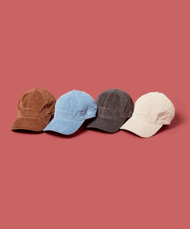 コーデュロイキャップ