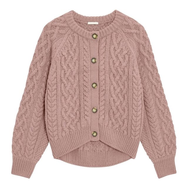 ケーブルコクーンカーディガン