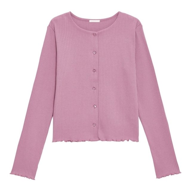 リブメローカーディガン(長袖)