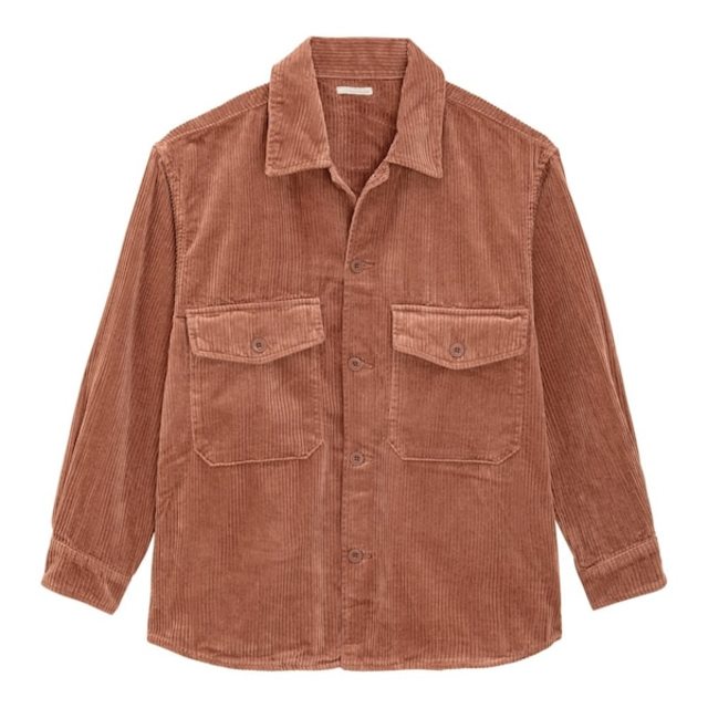 メンズ コーデュロイCPOシャツ(長袖)(セットアップ可能)