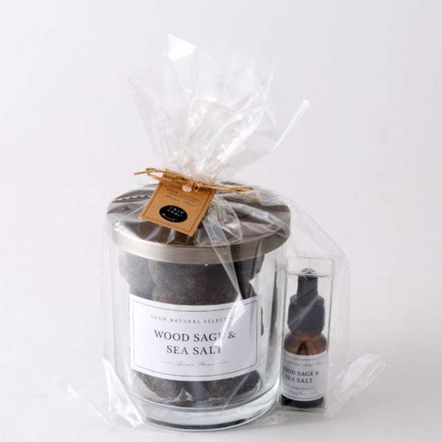 ストーンディフューザー ロレ(ウッドセージ＆シーソルト)