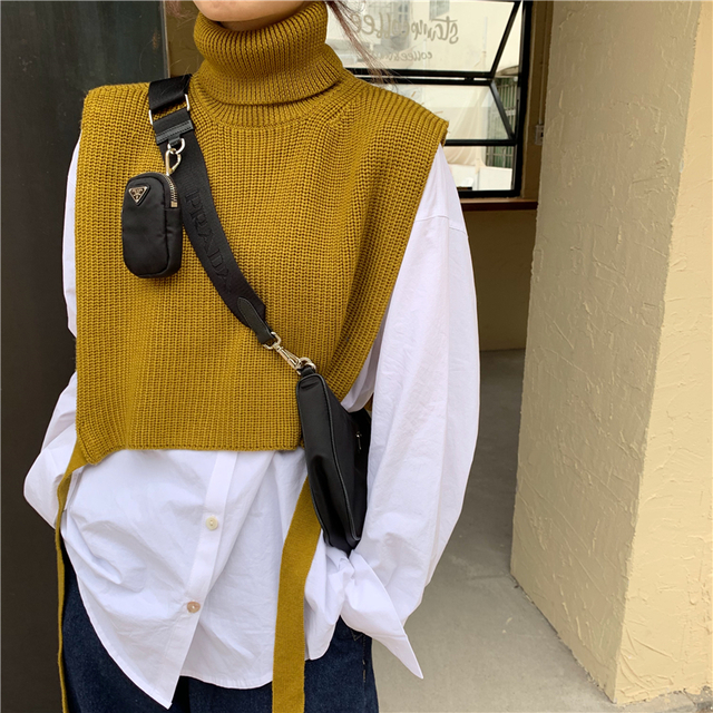 ハイネックベスト＆シャツ