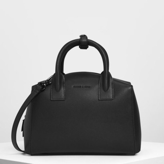 クラシックストラクチャード トップハンドルバッグ