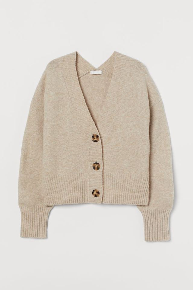 ボクシースタイルカーディガン