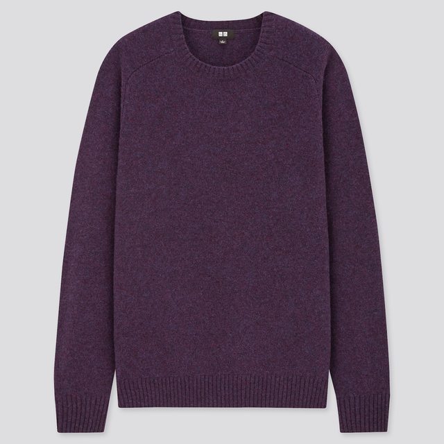 プレミアムラムクルーネックセーター＜メンズ＞