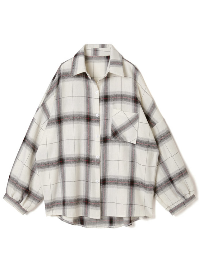 オーバーチェックシャツ