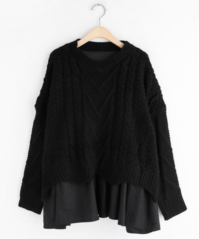 レイヤードヘムニット