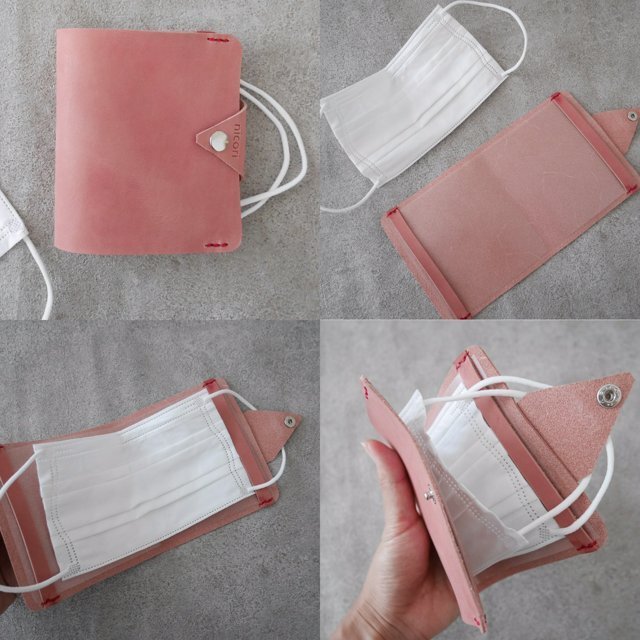 本革のマスクケース