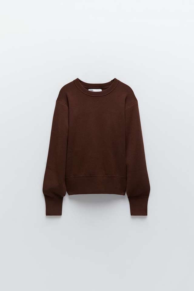 ニットスウェットシャツ