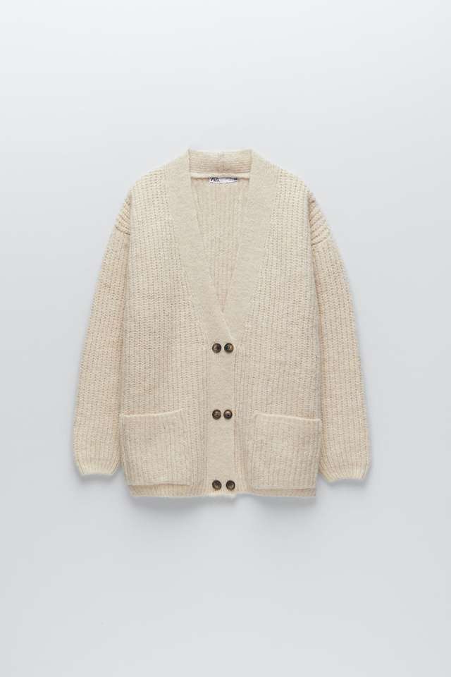 オーバーサイズニットカーディガン