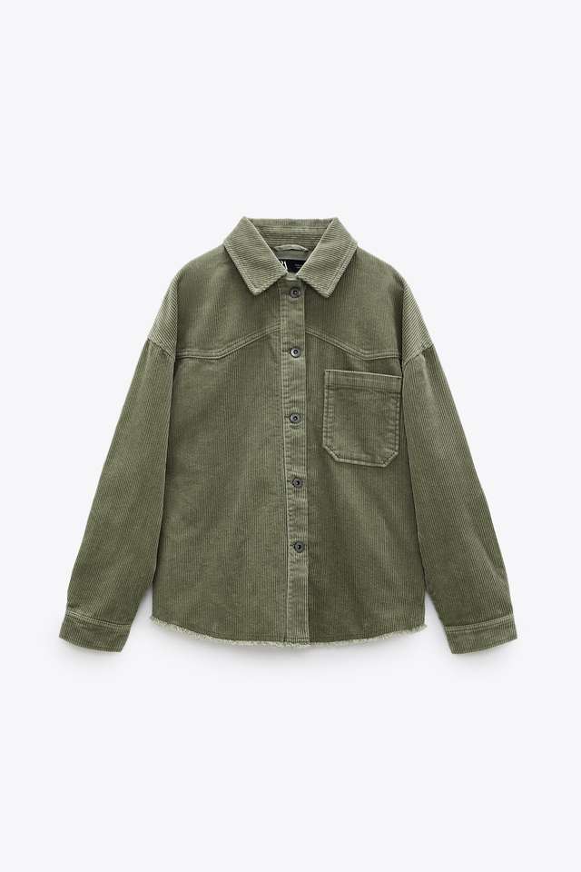 コーデュロイシャツジャケット