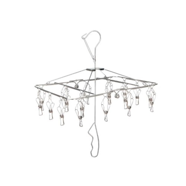 からみにくくて丈夫なステンレス製ピンチハンガー 18ピンチ