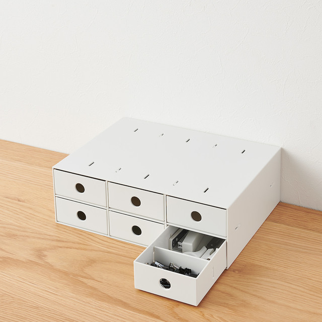 ポリプロピレン小物収納ボックス６段